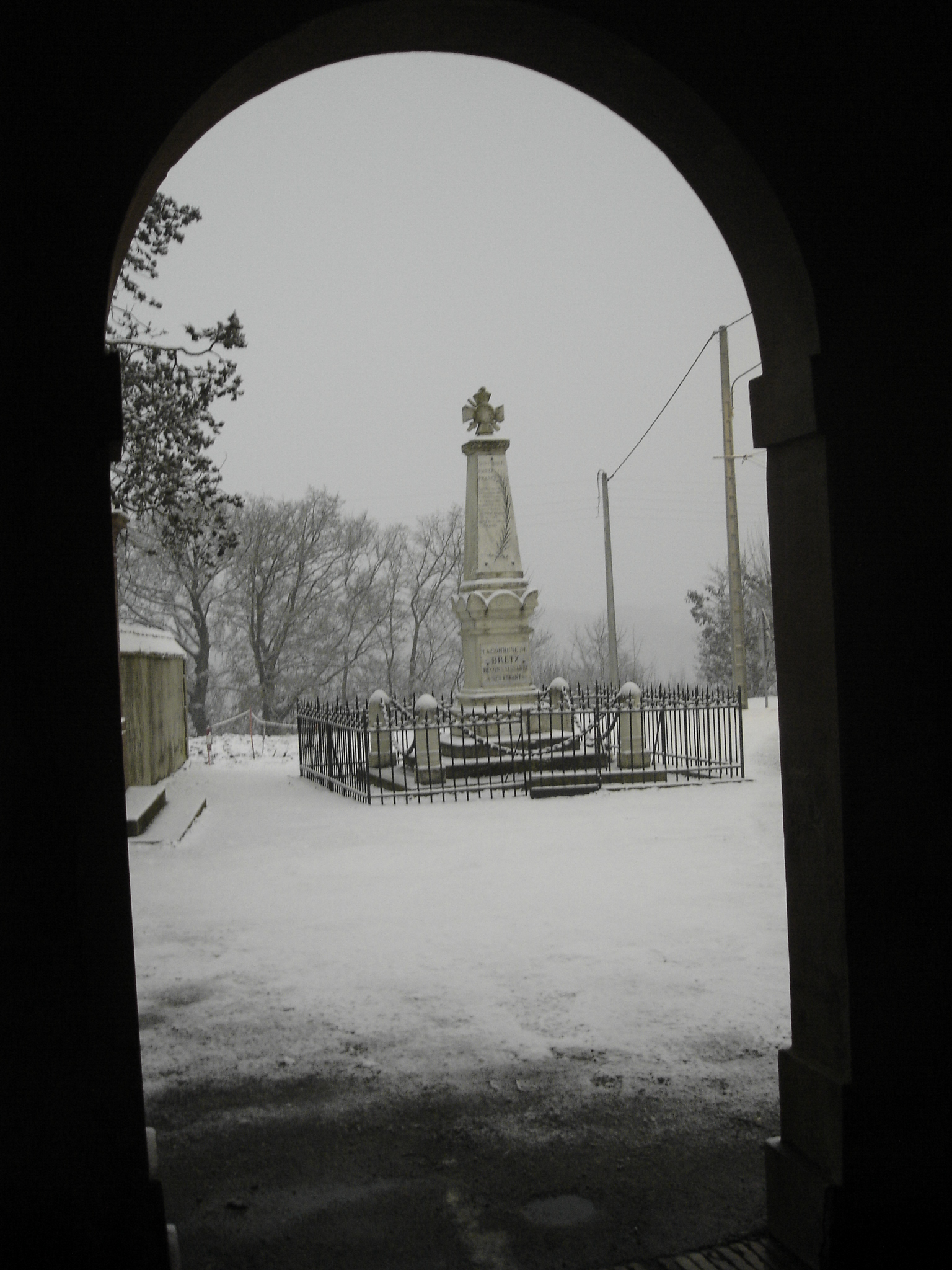 Monument aux Morts en hiver